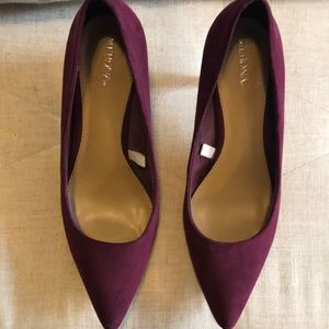 Maroon heels